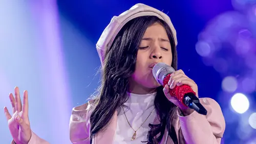 Luciana Mayorga en La Voz Kids.