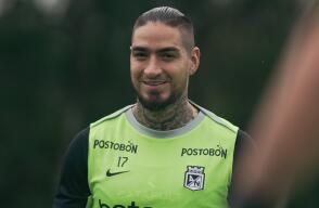 Cristian 'Chicho' Arango, delantero de Atlético Nacional. 