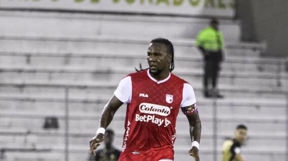 Hugo Rodallega, jugador de Independiente Santa Fe Hugo Rodallega, jugador de Independiente Santa Fe