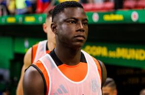 Marino Hinestroza en su paso por la Selección Colombia.