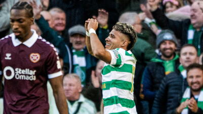 Camilo Durán vive un gran presente goleador con el Celtic de Escocia.