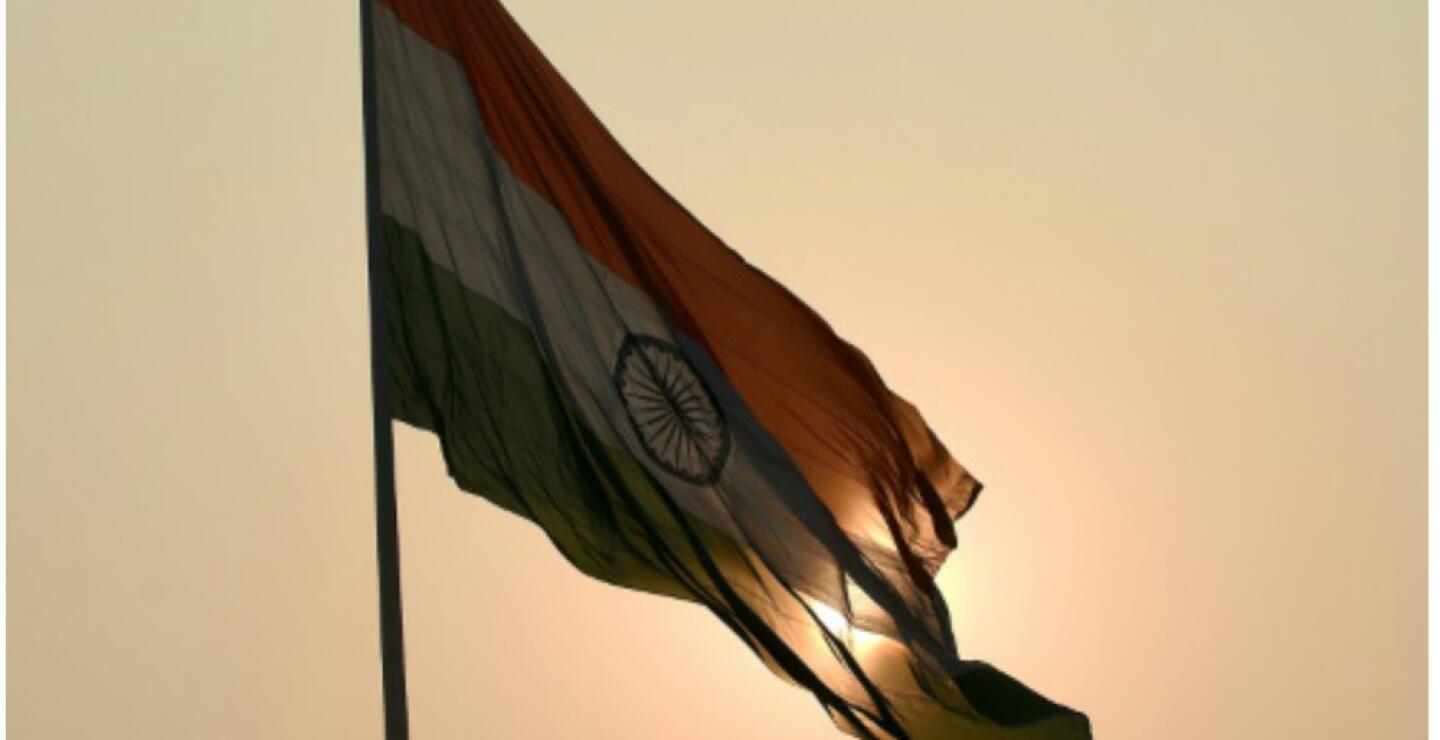 282378_BLU Radio. Bandera de La India - AFP