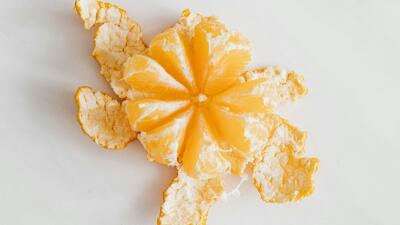 Cáscara de mandarina Cáscara de mandarina