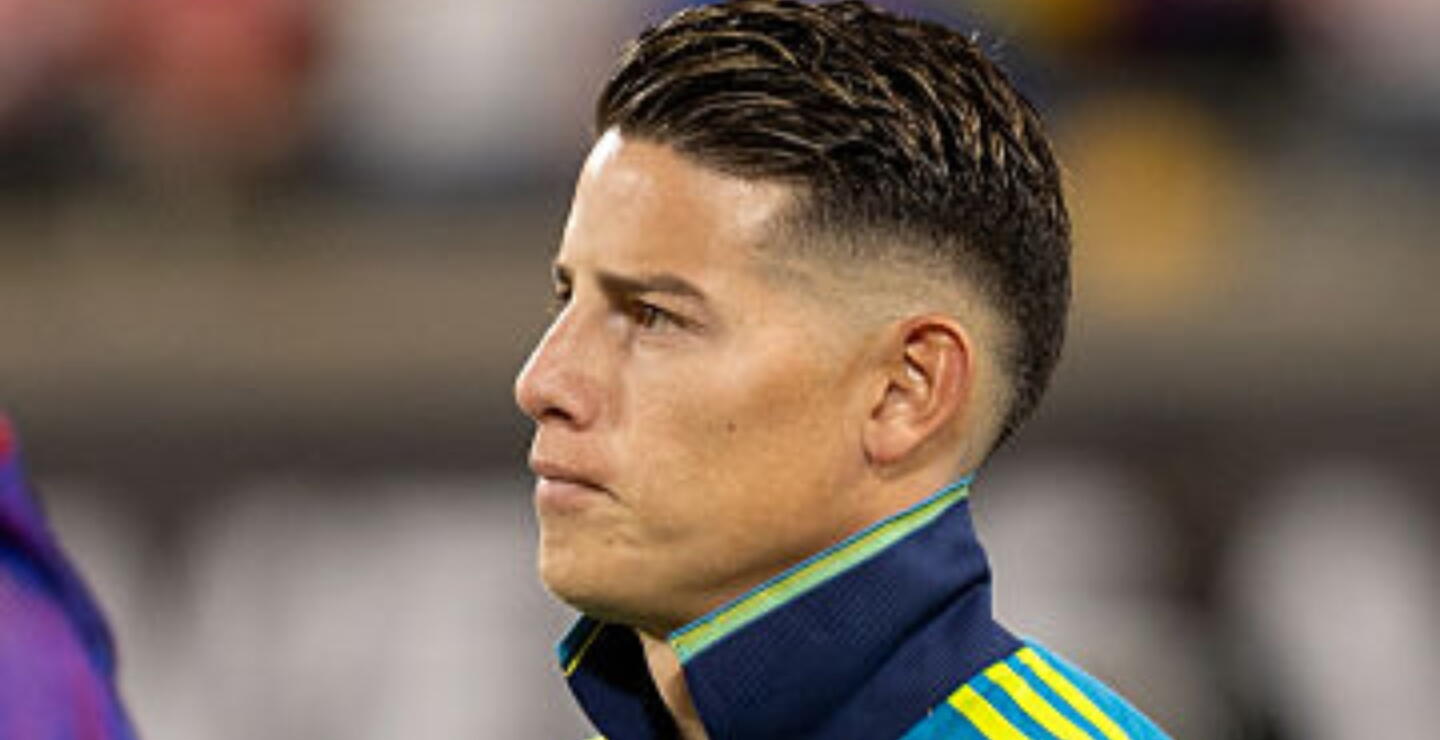 James Rodríguez, figura y capitán de la Selección Colombia. 