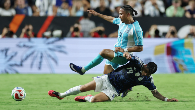 Selección de Argentina en su último encuentro ante Honduras