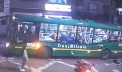 Accidente en Bogotá deja dos heridos