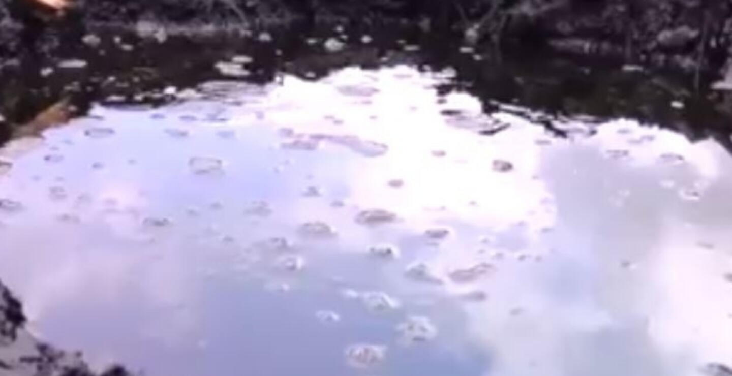 326411_BLU Radio, derrame de crudo en municipios de Barrancabermeja y Carmen de Chucurí / foto: captura Facebook En Linea Con Barrancabermeja