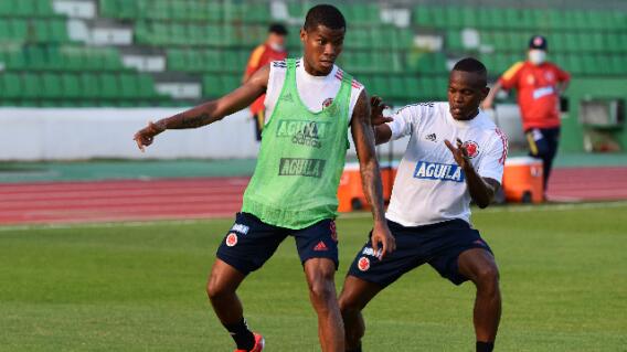 Wilmar Barrios, en el entrenamiento de la Selección Colombia Wilmar Barrios, en el entrenamiento de la Selección Colombia