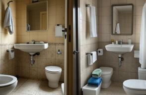 Antes y después de un baño remodelado con bajo presupuesto