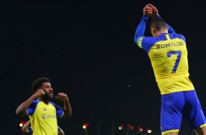 Cristiano Ronaldo fue la gran figura del Al Nassr este jueves contra el Al Wahda.