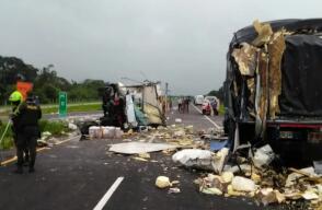 Accidente en vía Valledupar - Bosconia dejó una persona muerta y dos heridas