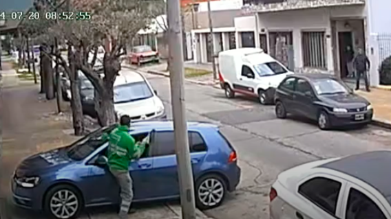 El barrendero frustró el robo El barrendero frustró el robo