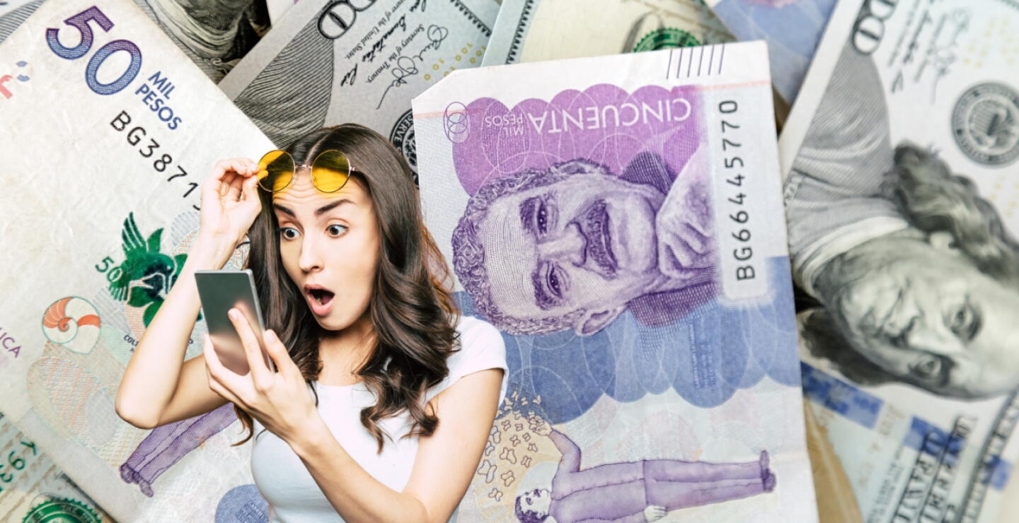 Precio del dólar en Colombia