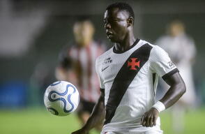 Marino Hinestroza, extremo colombiano que milita en Vasco da Gama. 