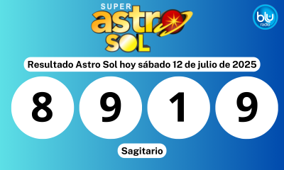 Resultado Astro Sol hoy sábado 12 de julio de 2025 Resultado Astro Sol hoy sábado 12 de julio de 2025
