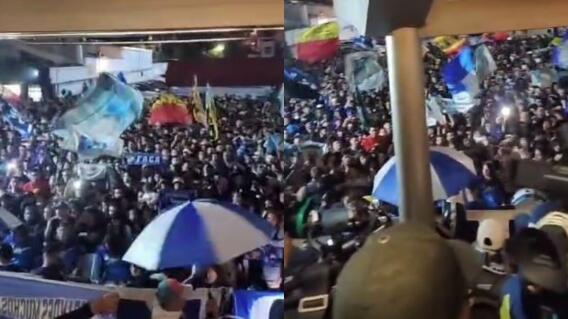 Hinchas de Millonarios hicieron banderazo para Falcao en Bogotá.jpg Hinchas de Millonarios hicieron banderazo para Falcao en Bogotá.jpg