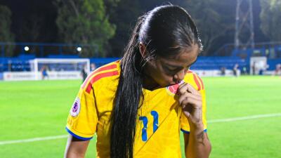 Maithe López con la Selección Colombia Maithe López con la Selección Colombia