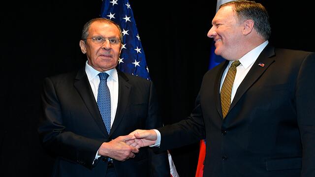Mike Pompeo y canciller ruso Serguéi Lavrov evidencian sus diferencias sobre Venezuela