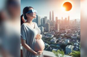 Imagen referencial, mujeres embarazadas y eclipses 