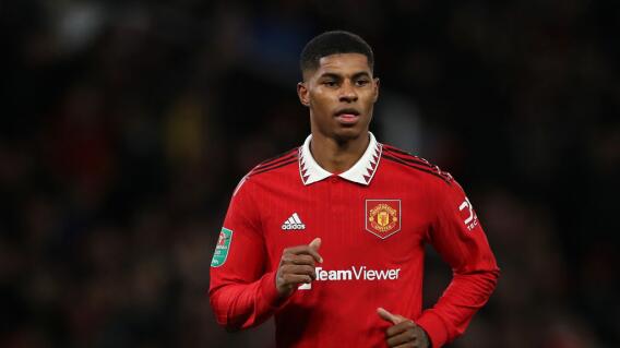 Marcus Rashford, jugador del Manchester United. Foto: Getty Images Marcus Rashford, jugador del Manchester United. Foto: Getty Images