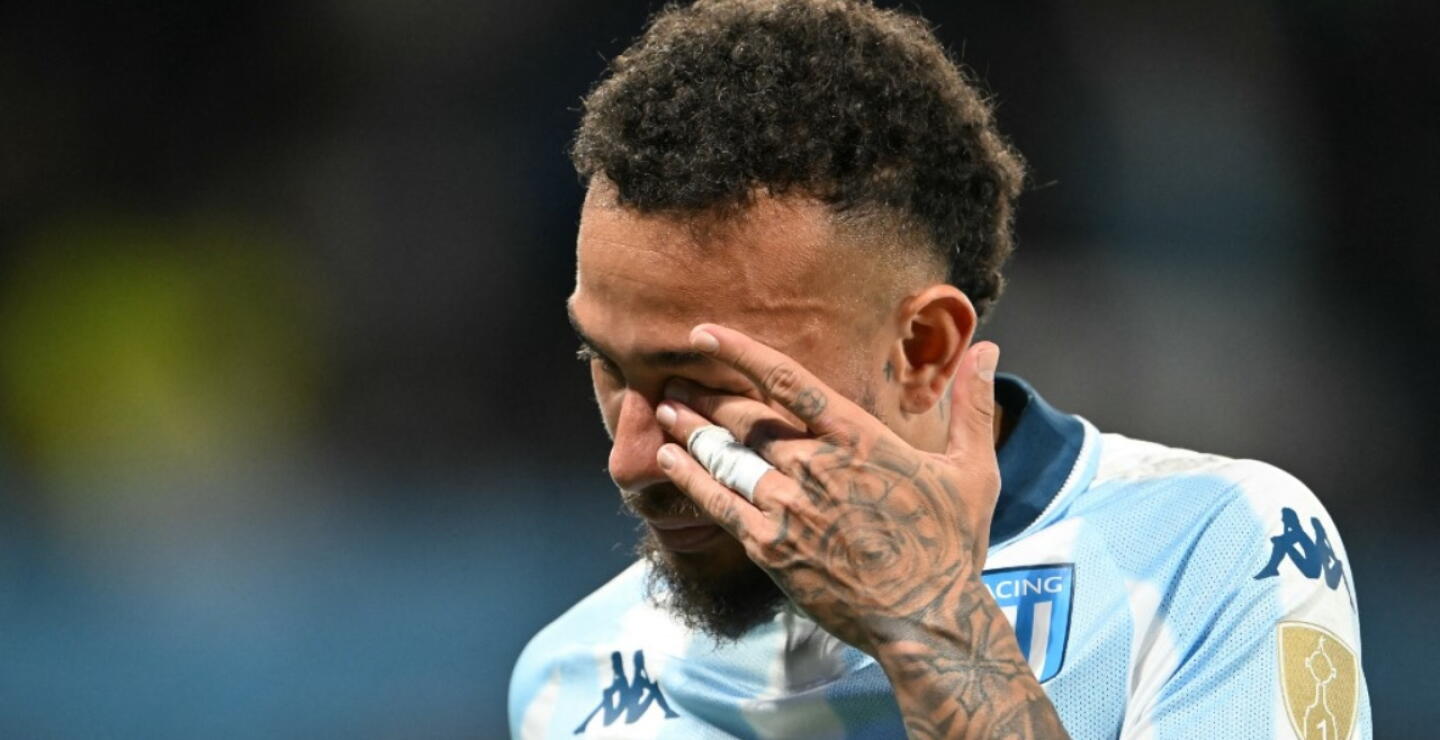 Duván Vergara, delantero colombiano que milita en Racing. 