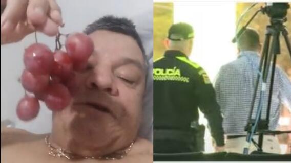 Alcalde de Aguachica reapareció en video comiendo uvas luego de que la JEP ordenara su arresto