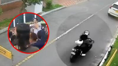 Se entregó hombre que conducía la moto que dejó a joven que disparó contra Miguel Uribe