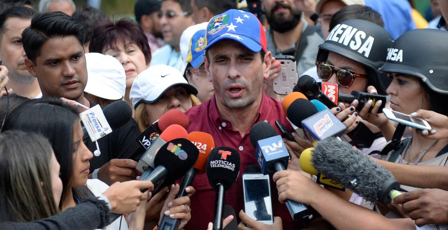 288582_BLU Radio: Henrique Capriles / Foto: AFP