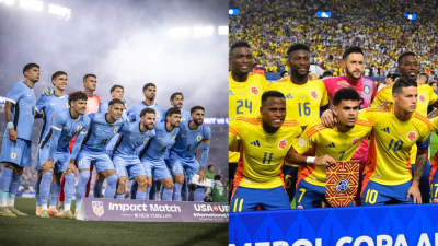 Selección Uruguay y Selección Colombia