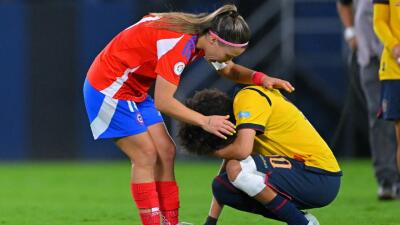 Ecuador vs. Chile en Copa América femenina.
