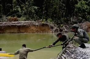 Policía duró horas perdido en la selva tras emboscada de bandas que explotan oro en Chocó