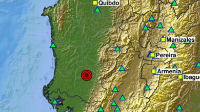 Temblor de magnitud 4,3 se registró este domingo en Chocó: tuvo una profundidad de 43 kilómetros