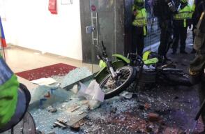 319494_Blu Radio. Disturbios en Bogotá. Foto: Blu Radio