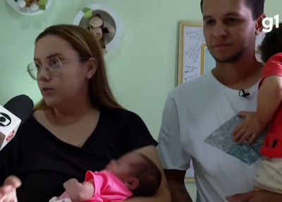 Juliana Brasileiro y su familia