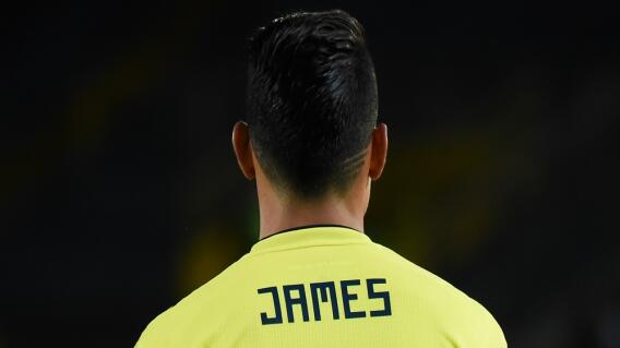 307516_Foto: James Rodríguez con la Selección Colombia/AFP
