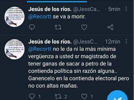 amenazas a magistrado Renato Contreras .jpeg