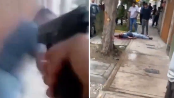 Sicario graba asesinato de su víctima