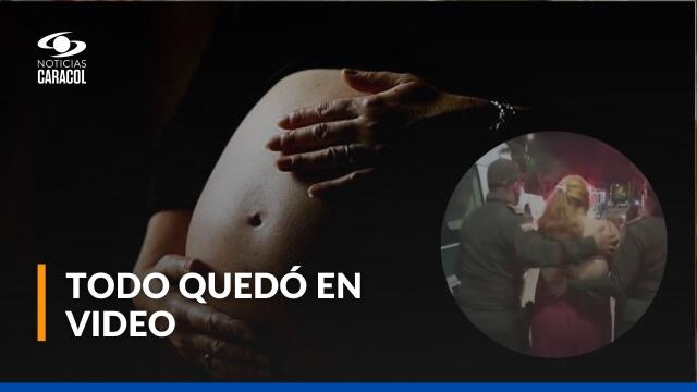 Policía evitó que mujer embarazada se lanzara al río Magdalena Policía evitó que mujer embarazada se lanzara al río Magdalena