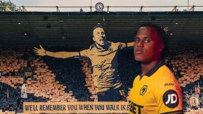 Wolves homenajean a Diogo Jota