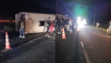 Así fue el accidente de tránsito en sector Alto del Tigre, en vía Tunja-Bogotá: al menos 20 heridos
