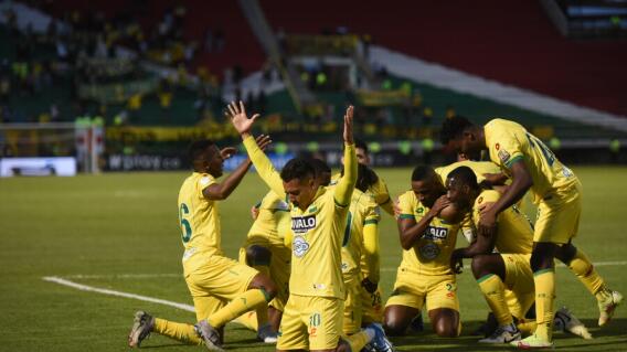 Atlético Bucaramanga celebra en la Liga BetPlay Atlético Bucaramanga celebra en la Liga BetPlay