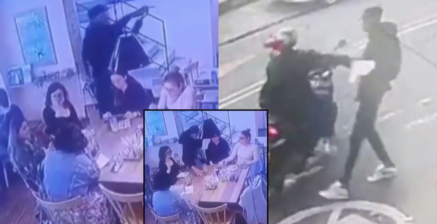 Video captó momento de robo en restaurante de Bogotá: Policía logró la captura de un involucrado