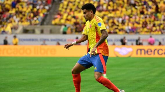 Luis Díaz con la Selección Colombia en el juego contra Paraguay, por Copa América. Luis Díaz con la Selección Colombia en el juego contra Paraguay, por Copa América.
