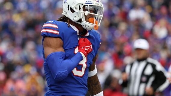 Damar Hamlin durante un partido con los Buffalo Bills Damar Hamlin durante un partido con los Buffalo Bills