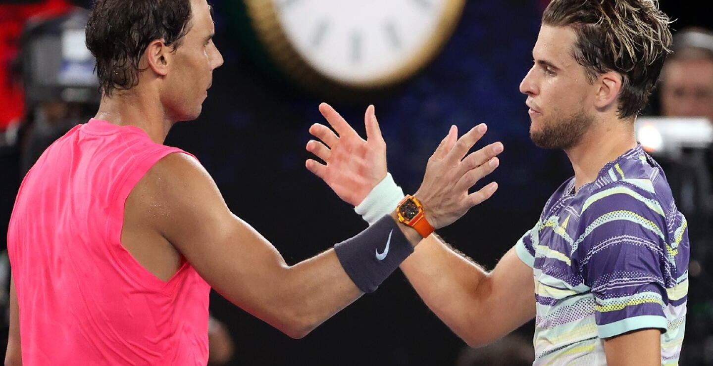 353917_BLU Radio. Nadal y Thiem / Foto: AFP