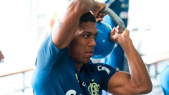 243422_Orlando Berrío, jugador de Flamengo.