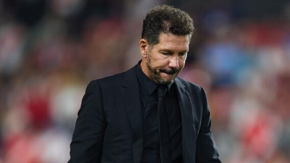 Diego Simeone, director técnico de Atlético de Madrid, tras el partido contra Rayo Vallecano Diego Simeone, director técnico de Atlético de Madrid, tras el partido contra Rayo Vallecano