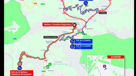 Cortesía: Vuelta a España Cortesía: Vuelta a España