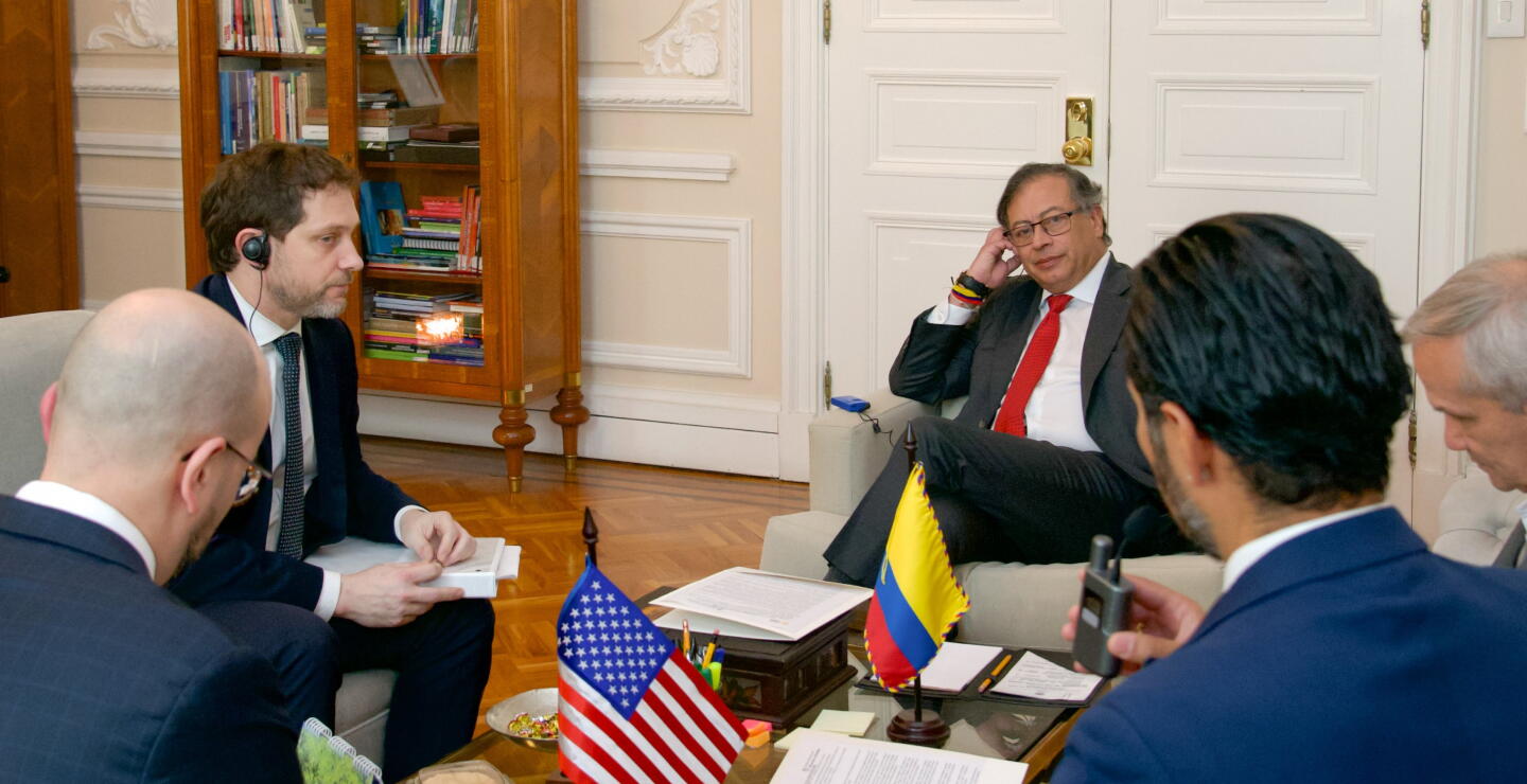 Presidente Petro se reunió con altos funcionario de EE. UU.