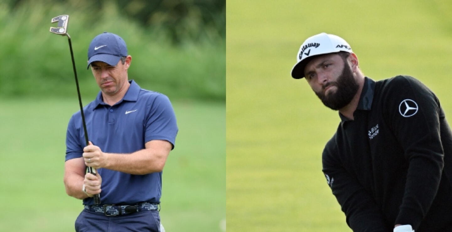 Rory McILroy y Jon Rahm, golfistas